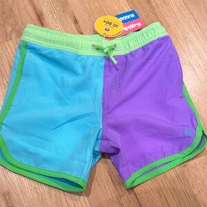 NWT Rugged Butts (Ruffle Butts) Boys Swim Trunks
